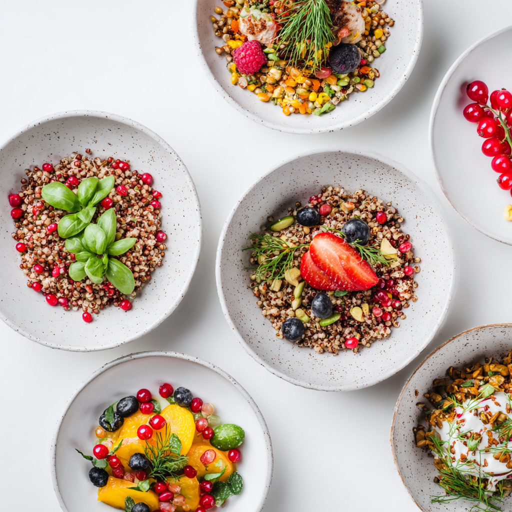 Alimentație sănătoasă colorată